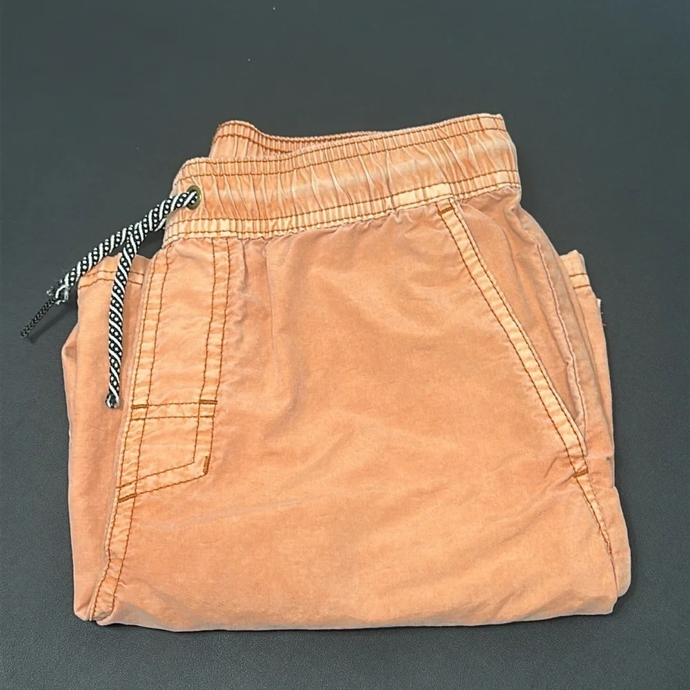 Orange Drawstring swim Shorts bathing suit boys 12/14